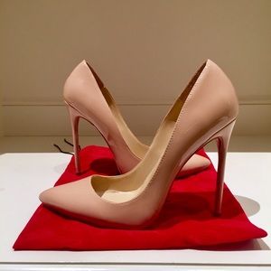 Christian Louboutin So Kate Nude Pumps